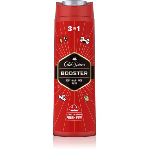 Old Spice Old Spice Booster gel za tuširanje i šampon 2 u 1 za muškarce 400 ml