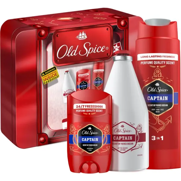 Old Spice Old Spice Captain Tin Box poklon set za muškarce