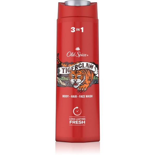 Old Spice Old Spice Tigerclaw gel za tuširanje za lice, tijelo i kosu za muškarce 400 ml