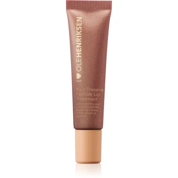 OLEHENRIKSEN OLEHENRIKSEN Pout Preserve Peptide Lip Treatment hidratantno sjajilo za usne nijansa Cocoa Crème Glimmer 12 ml