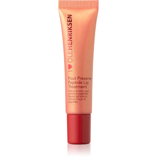 OLEHENRIKSEN OLEHENRIKSEN Pout Preserve Peptide Lip Treatment hidratantno sjajilo za usne nijansa Strawberry Sorbet Glimmer 12 ml