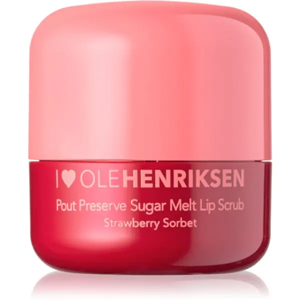 OLEHENRIKSEN OLEHENRIKSEN Pout Preserve Sugar Melt Exfoliating Lip Scrub šećerni peeling za usne nijansa Strawberry Sorbet 8 g