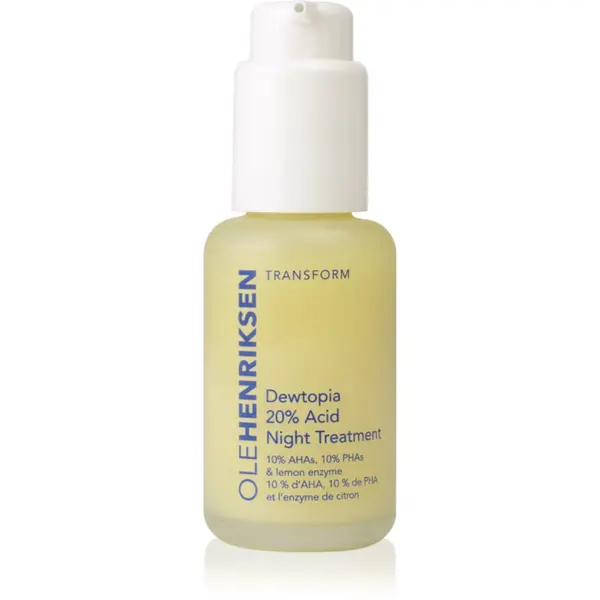 OLEHENRIKSEN OLEHENRIKSEN Transform Dewtopia 20% Acid Night Treatment noćni serum protiv bora i crnih mrlja 30 ml