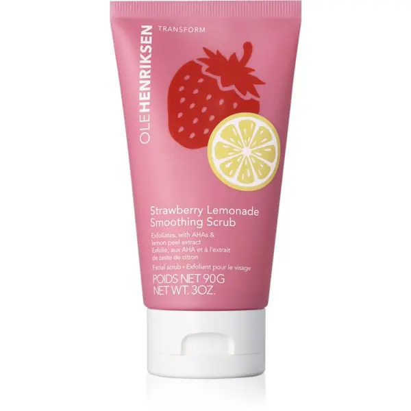 OLEHENRIKSEN OLEHENRIKSEN Transform Strawberry Lemonade Smoothing Scrub piling za lice s eksfolijacijskim učinkom 90 g