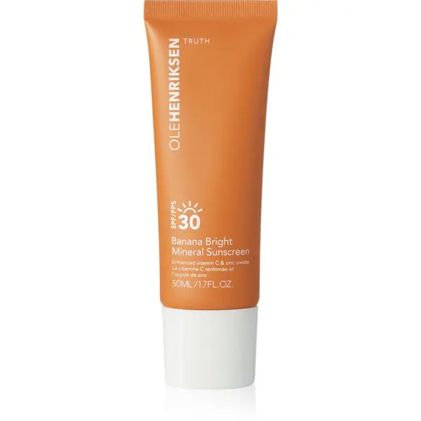OLEHENRIKSEN OLEHENRIKSEN Truth Banana Bright Mineral Sunscreen SPF 30 krema za sunčanje za lice s vitaminom C SPF 30 50 ml