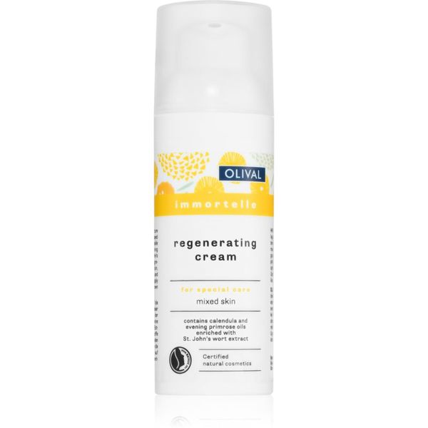 Olival Olival Immortelle Regenerating Cream krema za regeneraciju za mješovitu i masnu kožu 50 ml
