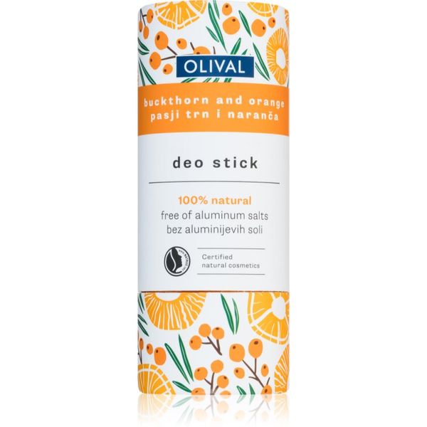 Olival Olival Natural Buckthorn and Orange čvrsti dezodorans bez aluminijskih soli 40 g