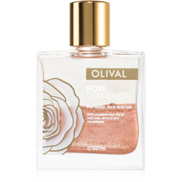 Olival Olival Rose Gold ulje sa šljokicama za lice, tijelo i kosu 50 ml