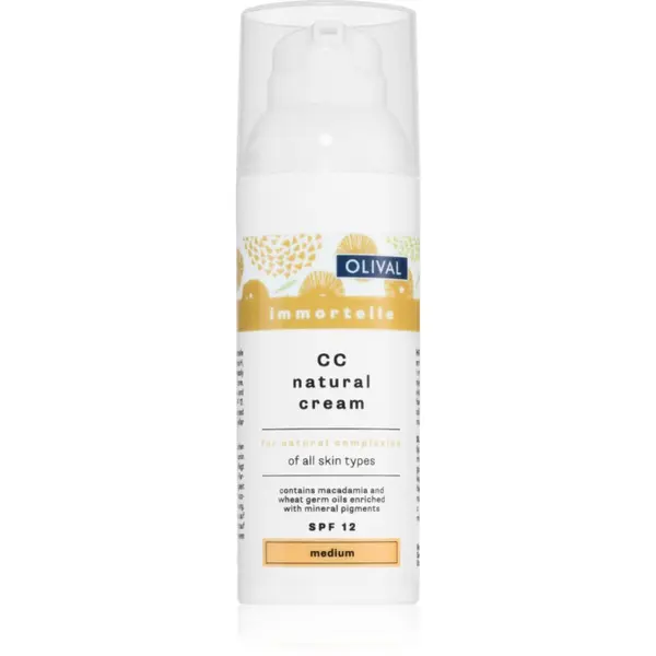 Olival Olival Smilje Natural hidratantna CC krema SPF 12 nijansa Medium 50 ml