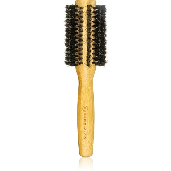 Olivia Garden Olivia Garden Bamboo Touch okrugla četka za kosu s čekinjama divlje svinje prosjek 30 mm 1 kom