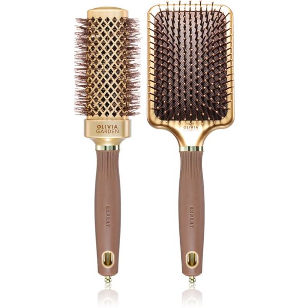 Olivia Garden Olivia Garden Brown & Gold Set poklon set za kosu za žene