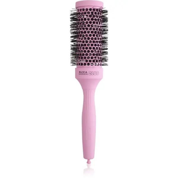 Olivia Garden Club Olivia Garden Club The Glow Blowout Ceramic Round Brush Pink okrugla četka za kosu M 1 kom