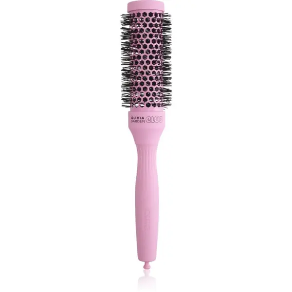 Olivia Garden Club Olivia Garden Club The Glow Blowout Ceramic Round Brush Pink okrugla četka za kosu S 1 kom