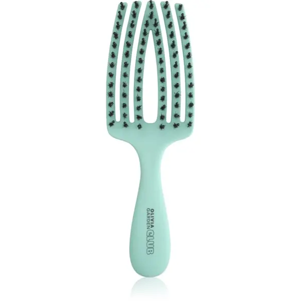 Olivia Garden Club Olivia Garden Club The Nomad Detangling&Shine Fingerbrush​ ravna četka za kosu Mint 1 kom