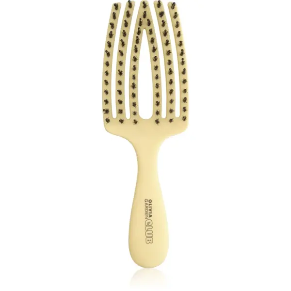 Olivia Garden Club Olivia Garden Club The Nomad Detangling&Shine Fingerbrush​ ravna četka za kosu Yellow 1 kom