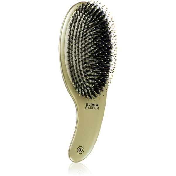 Olivia Garden Olivia Garden Expert CURVE Board&Nylon Gold četka za kosu s najlonskim i svinjskim čekinjama 1 kom