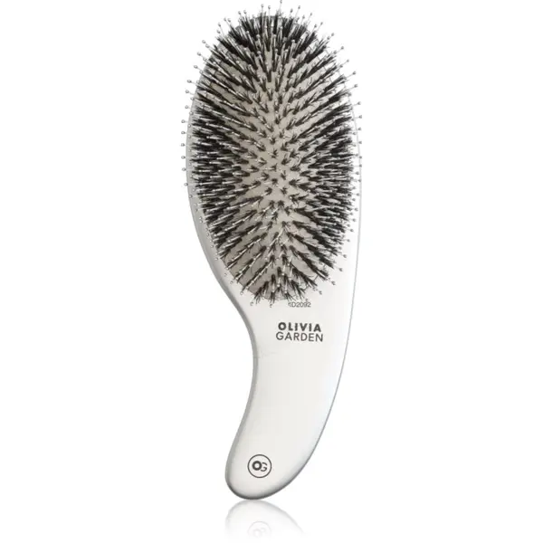 Olivia Garden Olivia Garden Expert CURVE Nylon Silver četka za kosu s čekinjama divlje svinje 1 kom