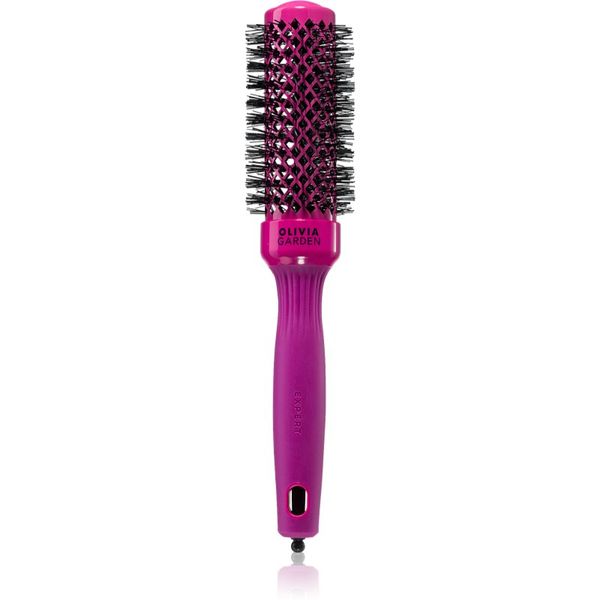 Olivia Garden Olivia Garden Expert Shine Hot Pink četka za sušenje kose za dugu kosu 1 kom