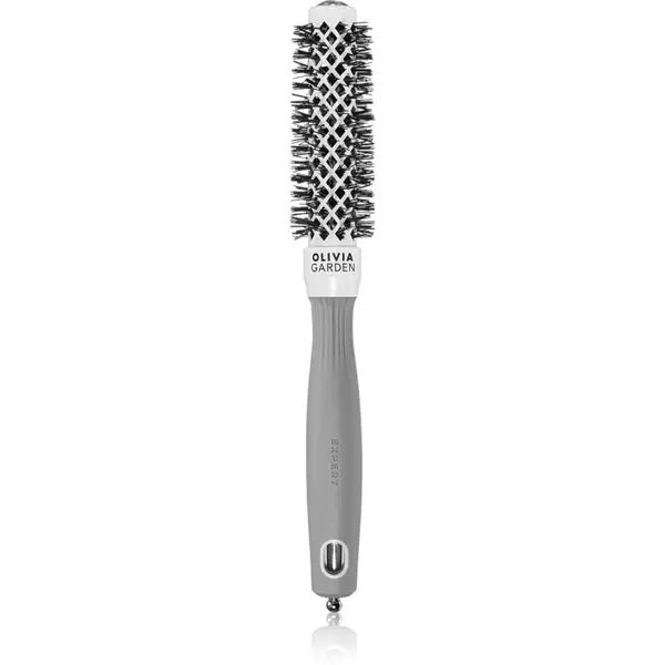 Olivia Garden Olivia Garden Expert Shine Wavy Bristles White&Grey četka za kosu průměr 20 mm 1 kom
