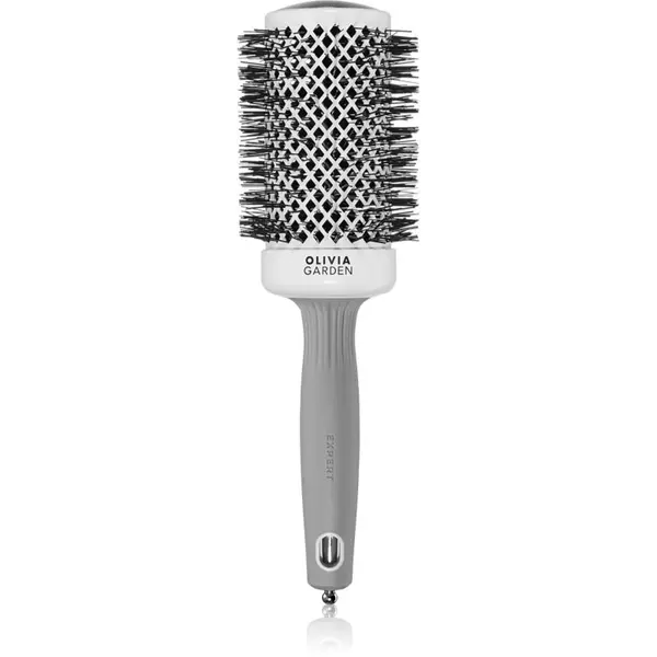 Olivia Garden Olivia Garden Expert Shine Wavy Bristles White&Grey četka za kosu průměr 55 mm 1 kom