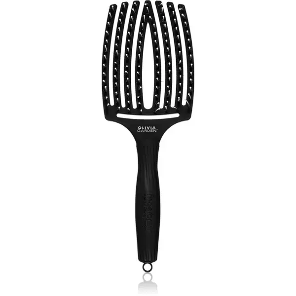 Olivia Garden Olivia Garden Fingerbrush Combo velika plošna četka s najlonskim i svinjskim čekinjama Large 1 kom