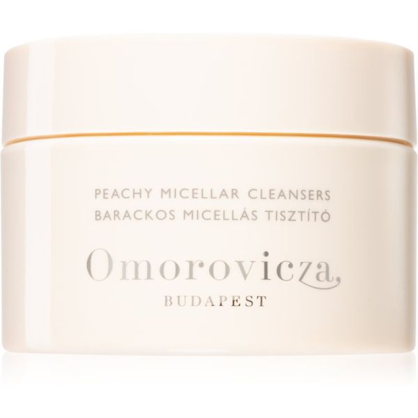 Omorovicza Omorovicza Hydro-Mineral Peachy Micellar Cleanser Discs blazinice za skidanje šminke za lice i oči s mirisom 60 kom