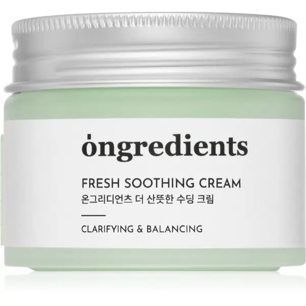 Ongredients Ongredients Fresh Soothing Cream blaga hidratantna gel krema 50 ml