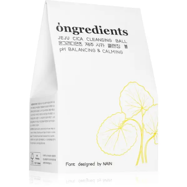 Ongredients Ongredients Jeju Cica Cleansing Ball sapun za čišćenje lica s umirujućim djelovanjem 110 g