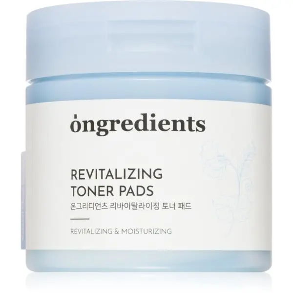 Ongredients Ongredients Revitalizing Toner Pads blazinice natopljene tonerom s umirujućim djelovanjem 60 kom