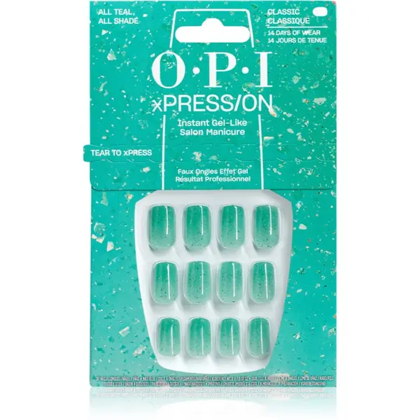 OPI OPI Make ‘Em Jelly! XPRESS/ON Umjetni nokti All Teal, All Shade 30 kom