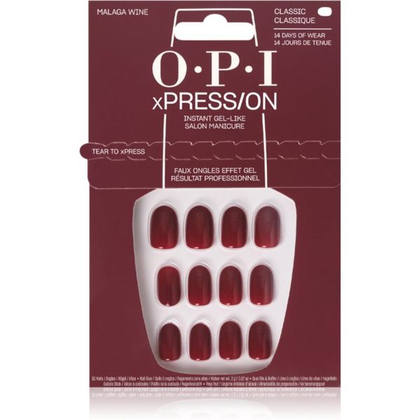 OPI OPI xPRESS/ON Umjetni nokti Malaga Wine 30 kom