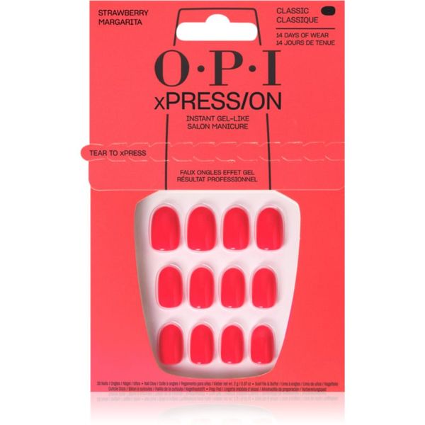 OPI OPI xPRESS/ON Umjetni nokti Strawberry Margarita 30 kom