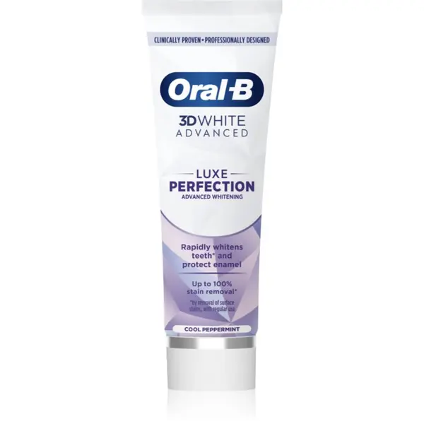 Oral-B Oral-B 3D White Luxe Perfection pasta za izbjeljivanje zuba Cool Peppermint 75 ml