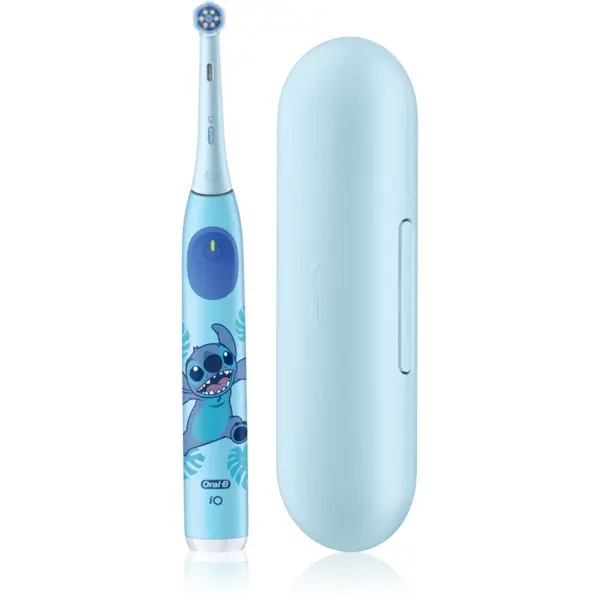 Oral-B Oral-B iO Kids Disney Stitch električna četkica za zube za djecu s putnom torbicom 6 y+ 1 kom