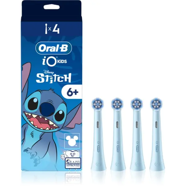 Oral-B Oral-B iO Kids Disney Stitch zamjenske glave za zubnu četkicu za djecu od 6 godina 4 kom