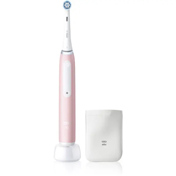 Oral-B Oral-B iO Sensi Clean električna četkica za zube s etuijem za punjač Blush Pink 1 kom