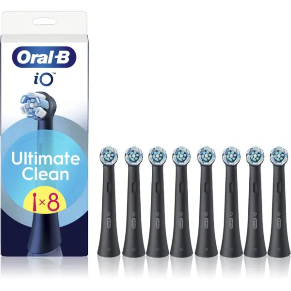 Oral-B Oral-B iO Ultimate Clean zamjenske glave za zubnu četkicu Black 8 kom