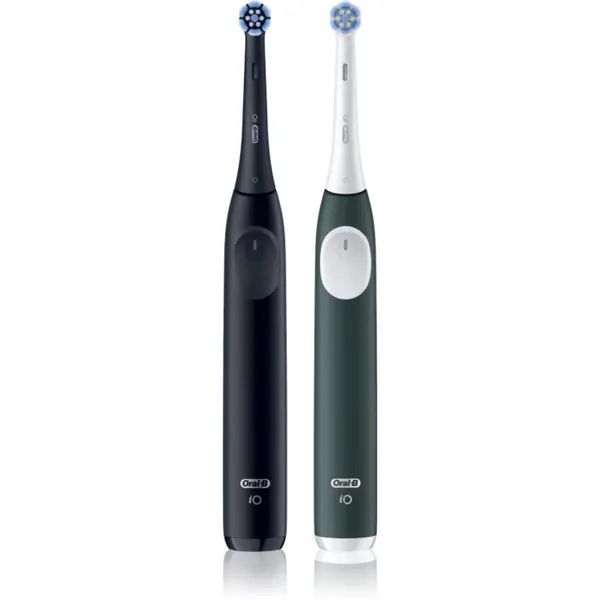 Oral-B Oral-B iO2 električna četkica za zube DUOPACK Matt Black & Forest Green 1 kom