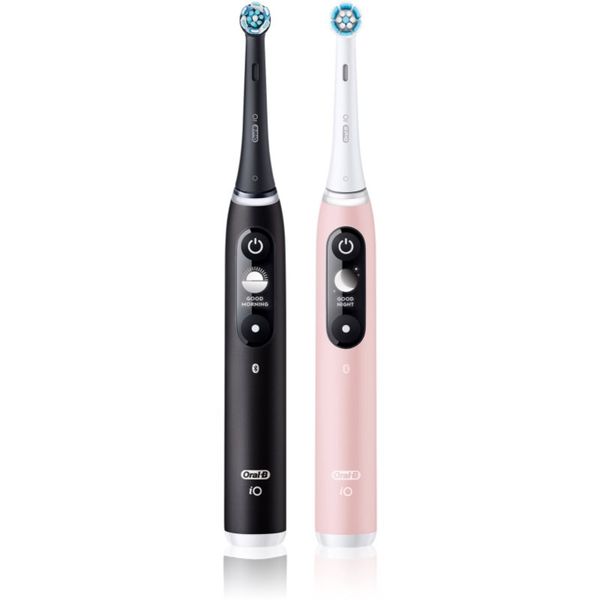 Oral B Oral B iO6 DUO električna četkica za zube Black & Pink Sand 2 kom