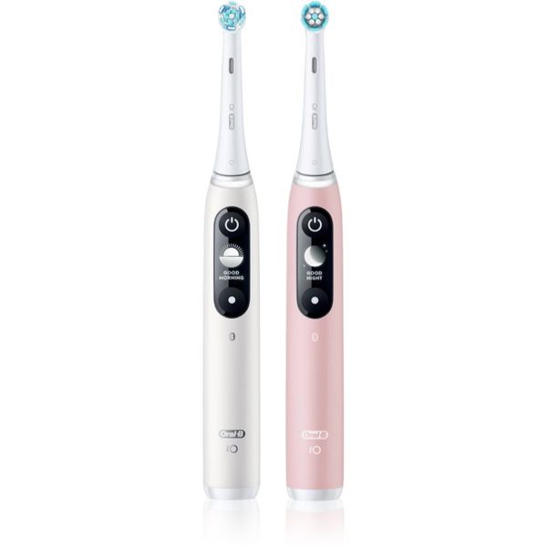 Oral B Oral B iO6 DUO električna četkica za zube White & Pink Sand 2 kom