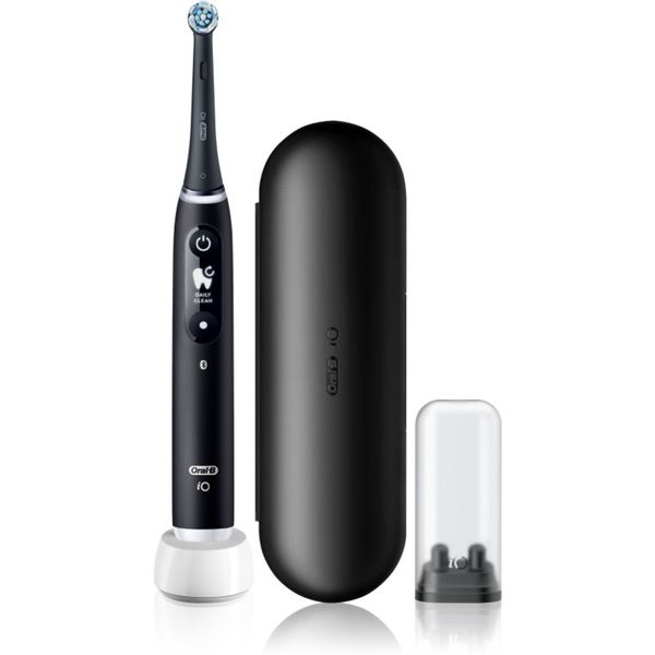 Oral B Oral B iO6 električna četkica za zube s etuijem Black Onyx