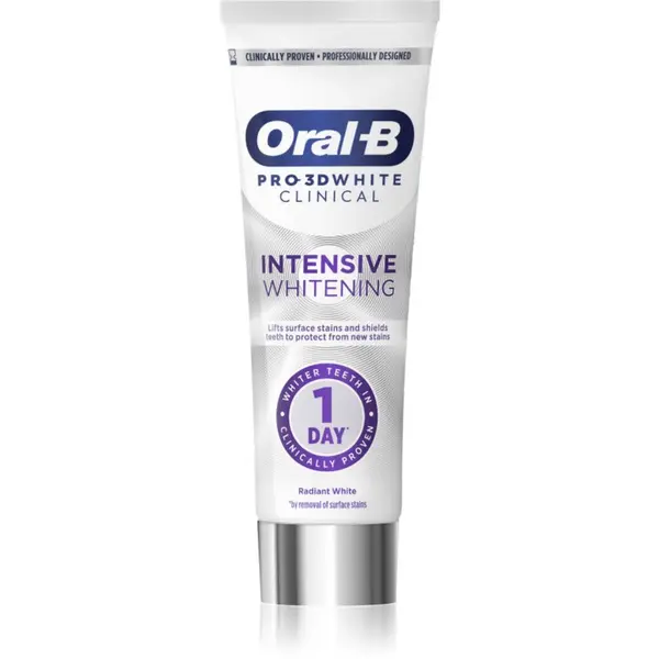 Oral-B Oral-B Pro-3D White Intensive Whitening zubna pasta za intenzivno izbjeljivanje Radiant White 75 ml