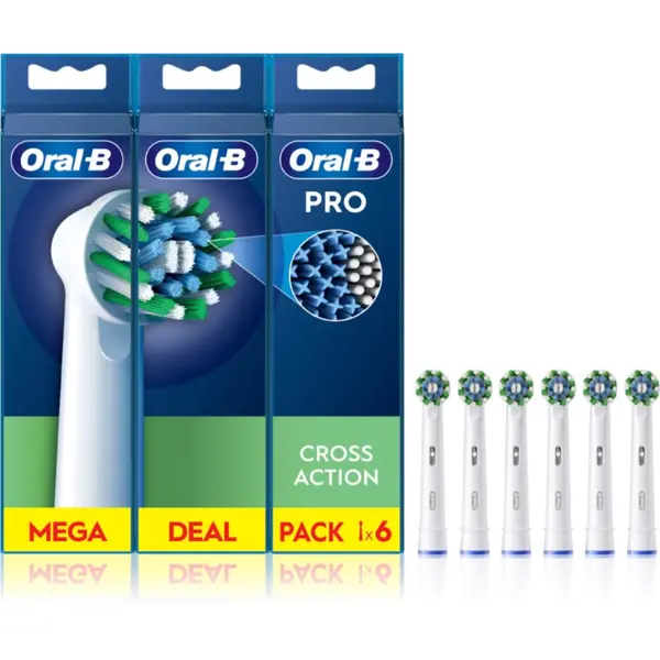 Oral-B Oral-B PRO Cross Action zamjenske glave za zubnu četkicu 6 kom