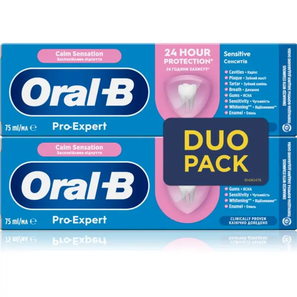 Oral-B Oral-B Pro-Expert Calm Sensation umirujuća pasta za zube 2x75 ml