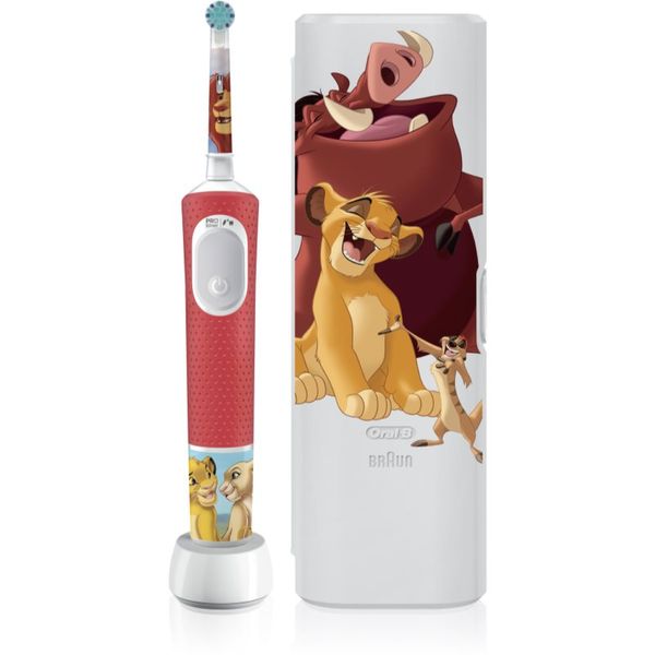 Oral B Oral B PRO Kids 3+ The Lion King električna četkica za zube s etuijem za djecu 1 kom