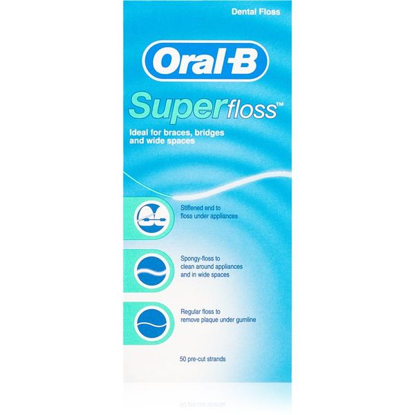Oral B Oral B Super Floss zubni konac za aparatiće i implantate 50 kom