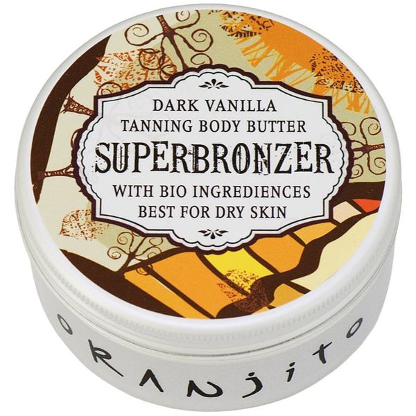 Oranjito Oranjito Bio Dark Vanilla maslac za sunčanje u solariju 100 g