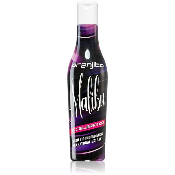 Oranjito Oranjito Malibu Accelerator mlijeko za sunčanje s bio komponentama i ubrzavačem tamnjenja uniseks s mirisom White Tea 200 ml
