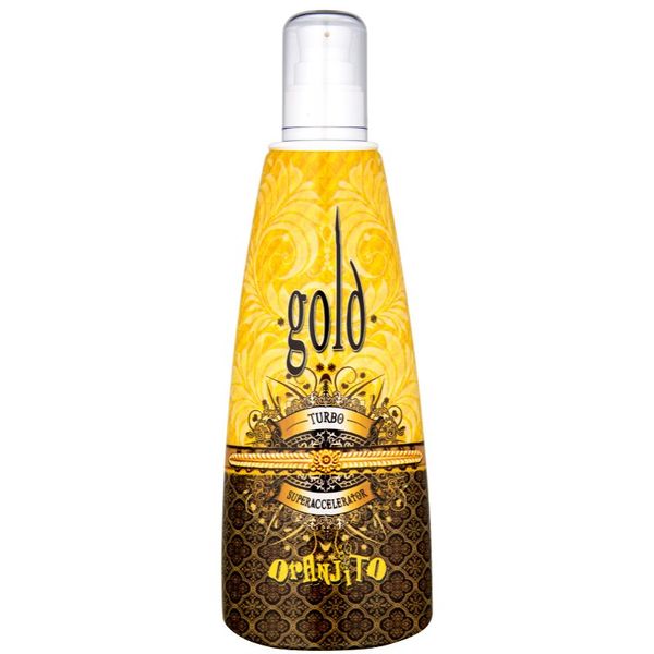 Oranjito Oranjito Max. Effect Gold Turbo mlijeko za sunčanje u solariju za ubrzanje preplanulosti 250 ml