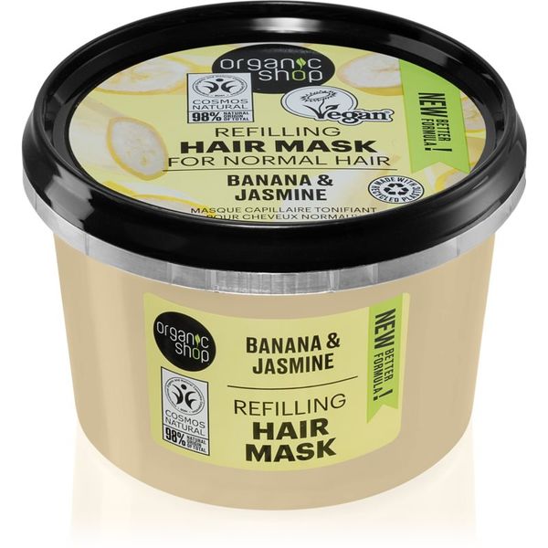Organic Shop Organic Shop Banana & Jasmine maska za kosu za volumen 250 ml